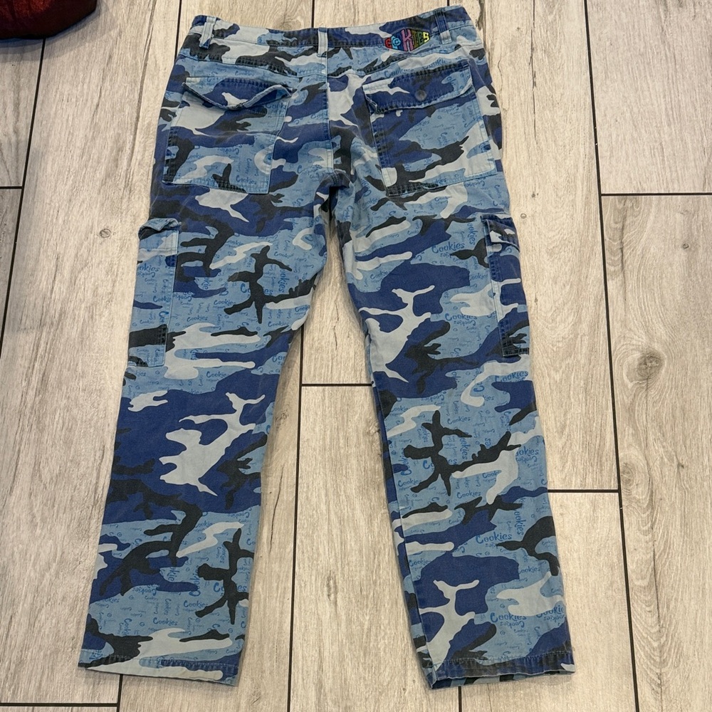 Cookies Blue Camouflage Cargo Pants - Picture 3 of 4